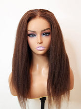 Brooklyn Hair Kinky Straight Glueless Wig Invisible Small Knots 5x5 Swiss HD Lace Pre-Plucked 180% Density